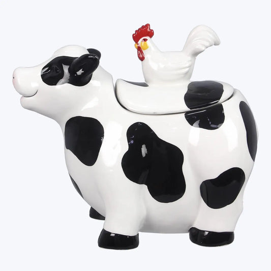 Ceramic Cow Treat Jar