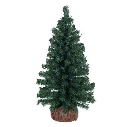 Vickerman Artificial Christmas Tree 12 Pine Tree 152 Tips Wood Base