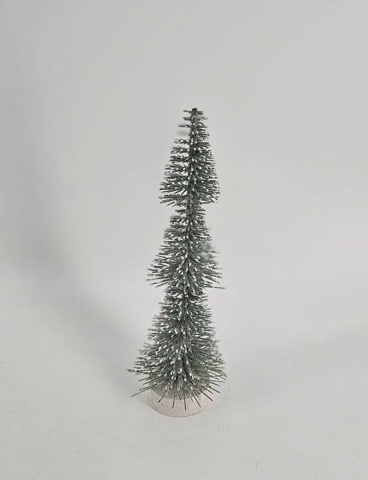 Flocked green bristle