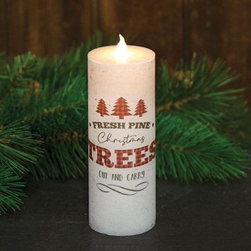 Fresh pine timer pillar