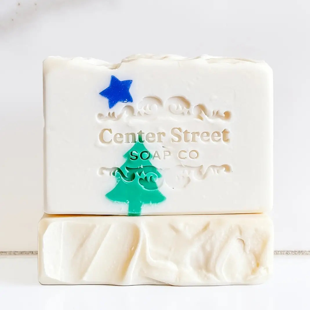Maine Flag Vegan Handmade Bar Soap